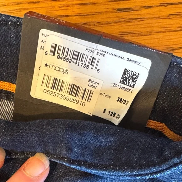 Boss Men's Dark Blue Jeans